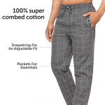 Men's Checkmate 100% Super Combed Cotton Casual Style Pyjamas